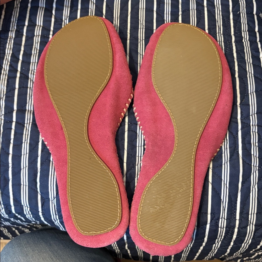 Yellow Box Pink Rhinestone mules - Picture 2 of 3